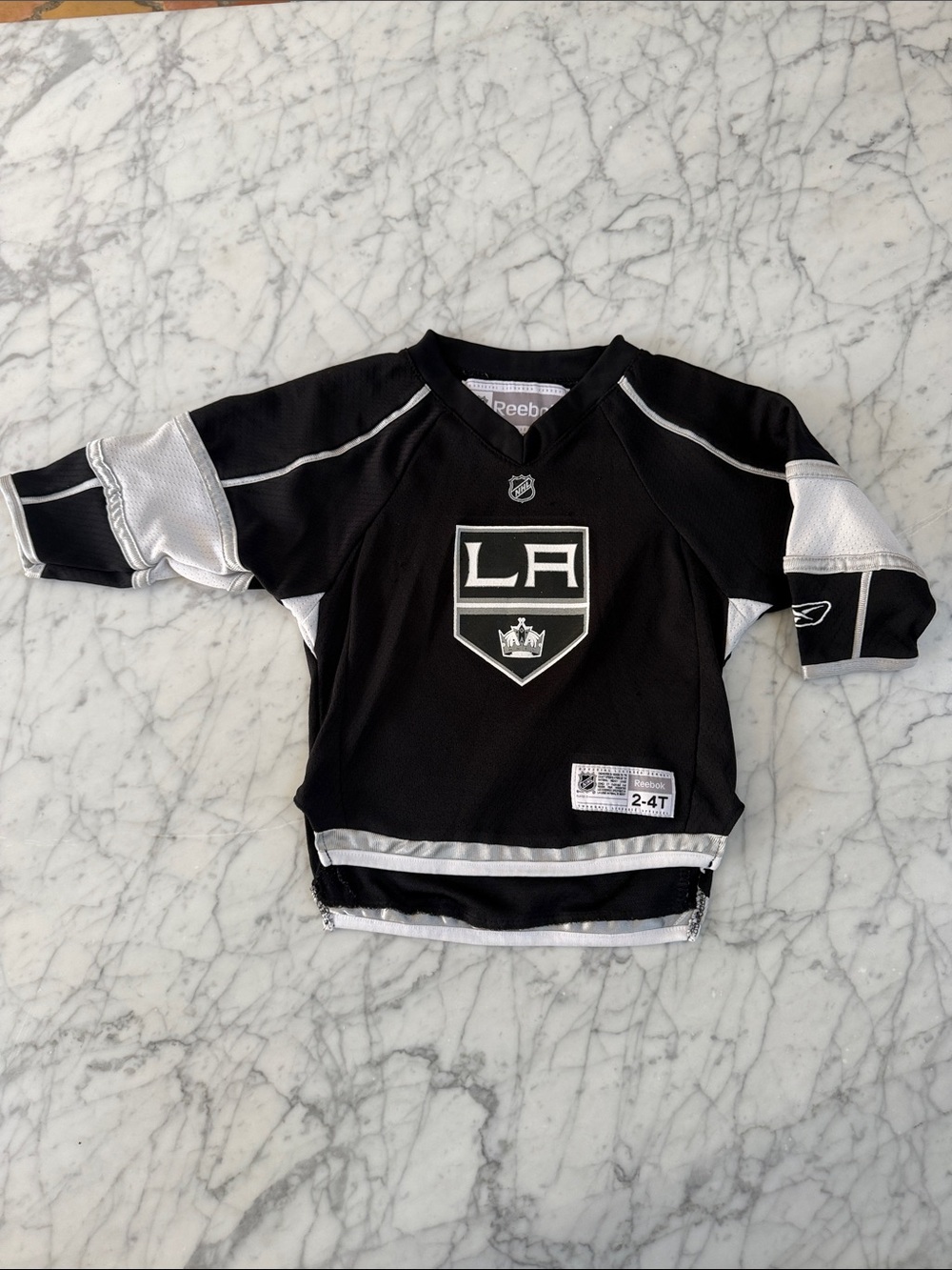 Kids' Sz 2-4 T Los Angeles Kings Black Hockey Jersey Reebok